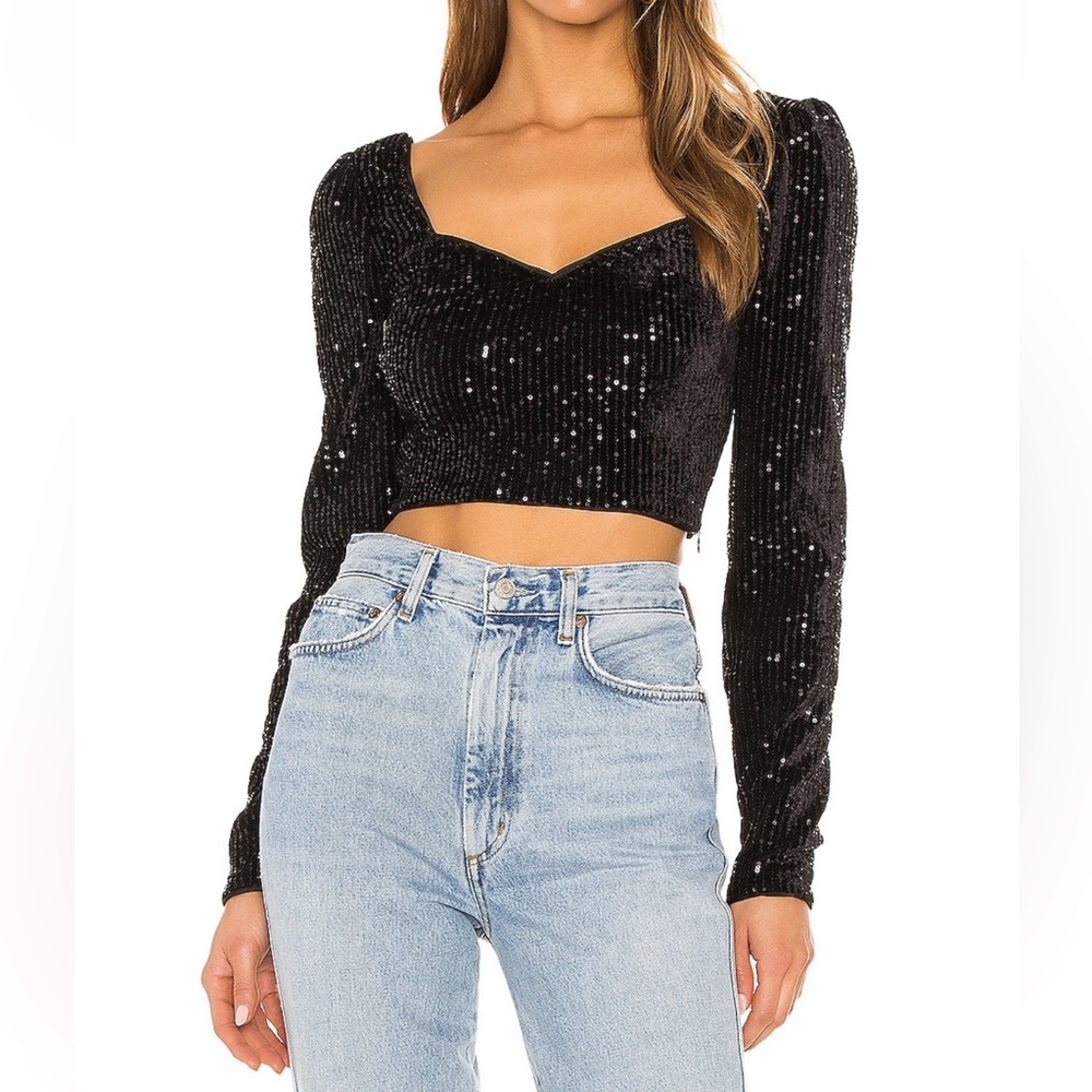NWT h:ours Ocean Top - size S